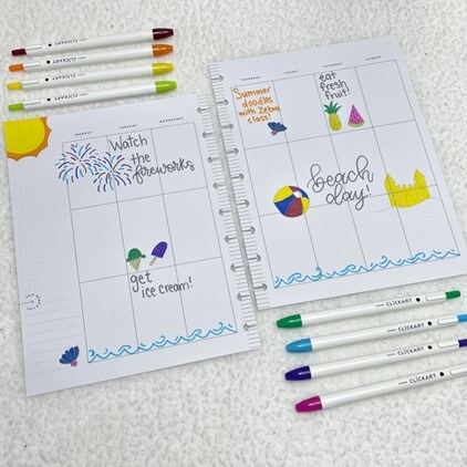 Doodles for your Planner using Zebra Clickart Pens
